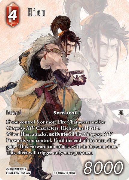 Image for Hien (Full Art) (Legacy Collection) (Re-018L/17-016L) - Final Fantasy TCG