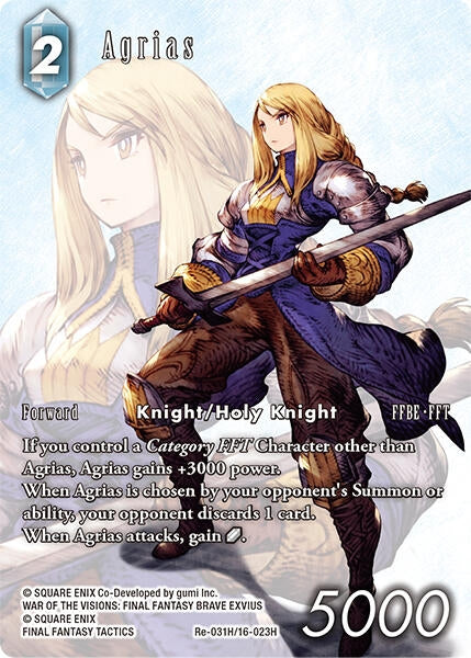Image for Agrias (Full Art) (Legacy Collection) (Re-031H/16-023H) - Final Fantasy TCG