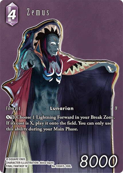 Image for Zemus (Full Art) (Legacy Collection) (Re-135H/5-108L) - Final Fantasy TCG