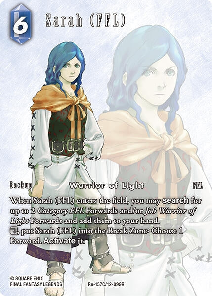Image for Sarah (FFL) (Full Art) (Legacy Collection) (Re-157C/12-099R) - Final Fantasy TCG