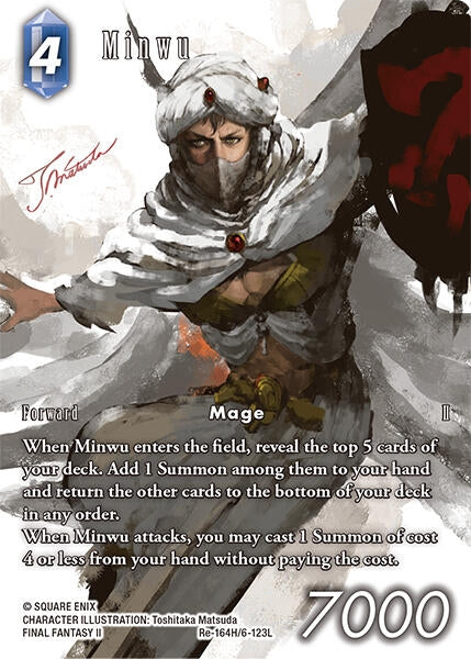 Image for Minwu (Full Art) (Legacy Collection) (Re-164H/6-123L) - Final Fantasy TCG