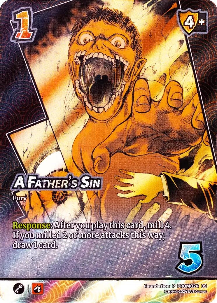 Image for A Father's Sin (UniVersus Promos) (PROMO24 89) - UniVersus