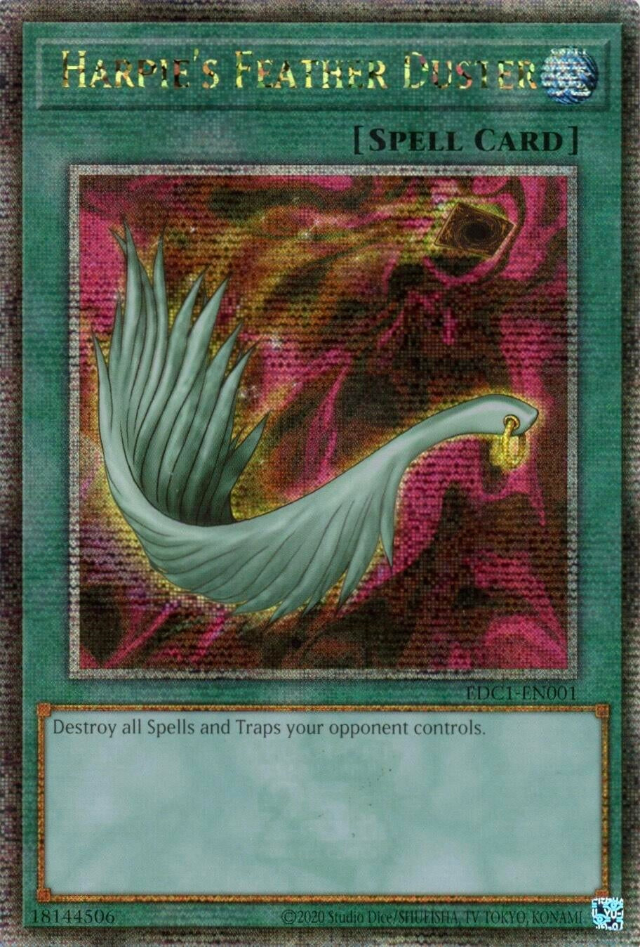 Image for Harpie's Feather Duster (Early Days Collection Promotional Cards) (EDC1-EN001) - YuGiOh