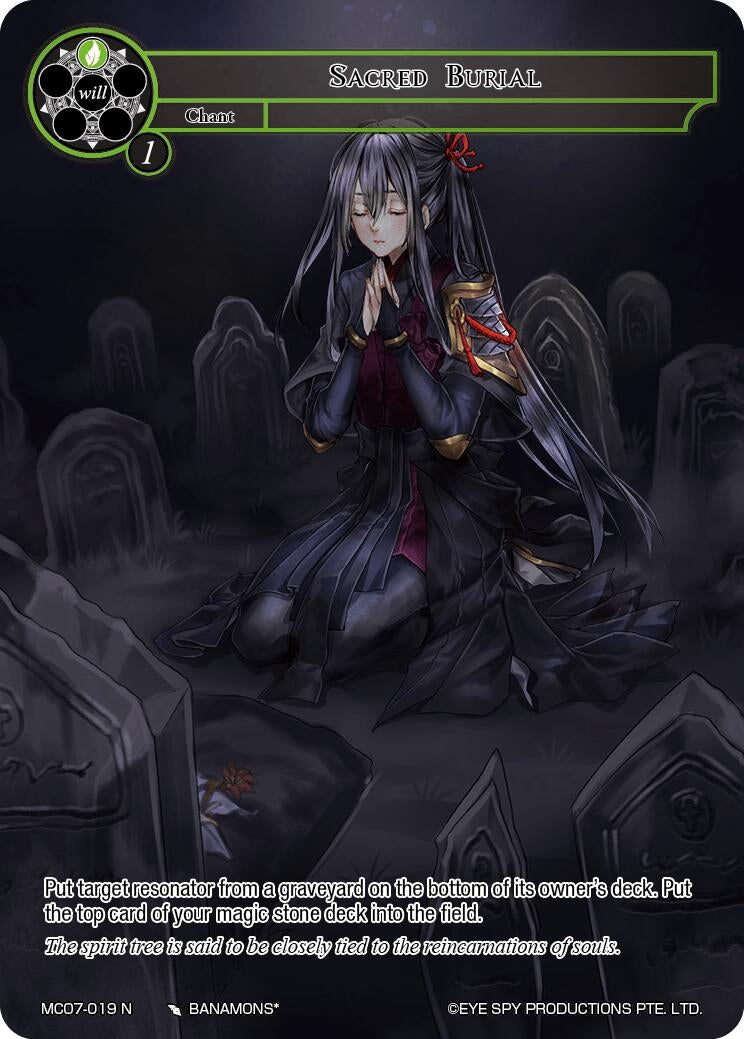 Image for Sacred Burial (Memoria Collection 07) (MC07-019 N) - Force of Will