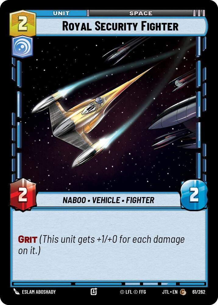 Image for Royal Security Fighter (Jump to Lightspeed) (061/262) - Star Wars: Unlimited