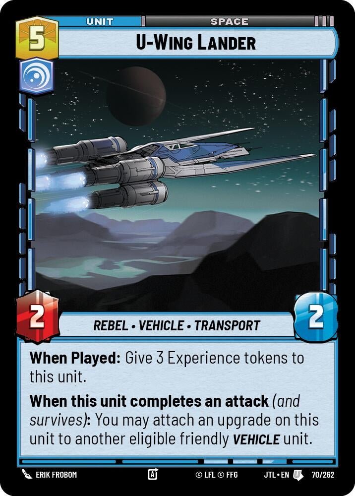 Image for U-Wing Lander (Jump to Lightspeed) (070/262) - Star Wars: Unlimited