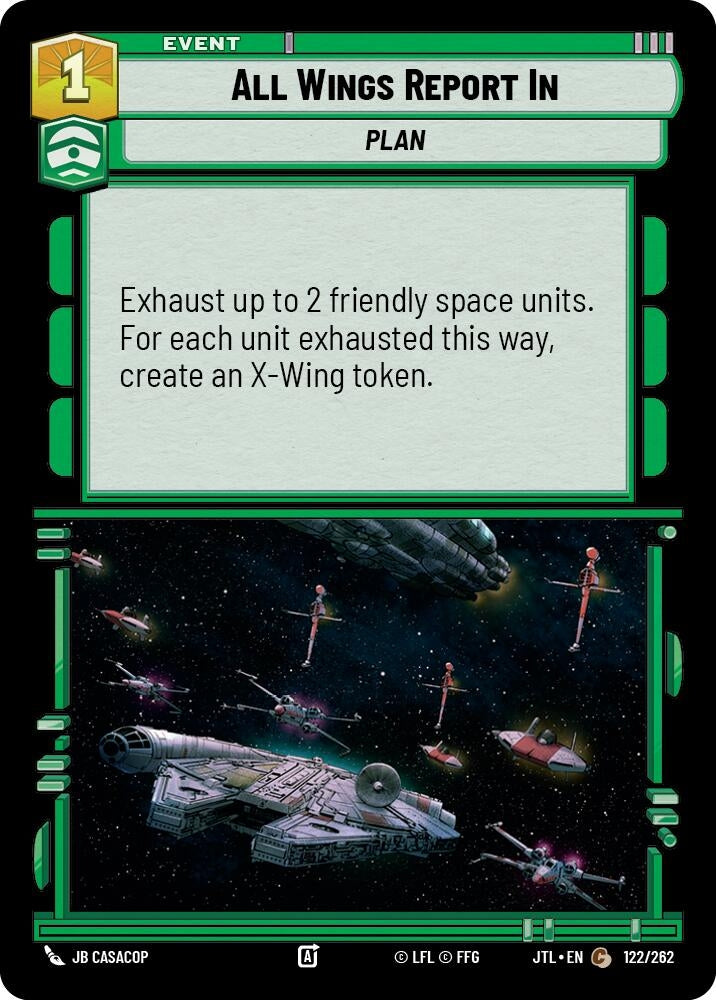 Image for All Wings Report In (Jump to Lightspeed) (122/262) - Star Wars: Unlimited