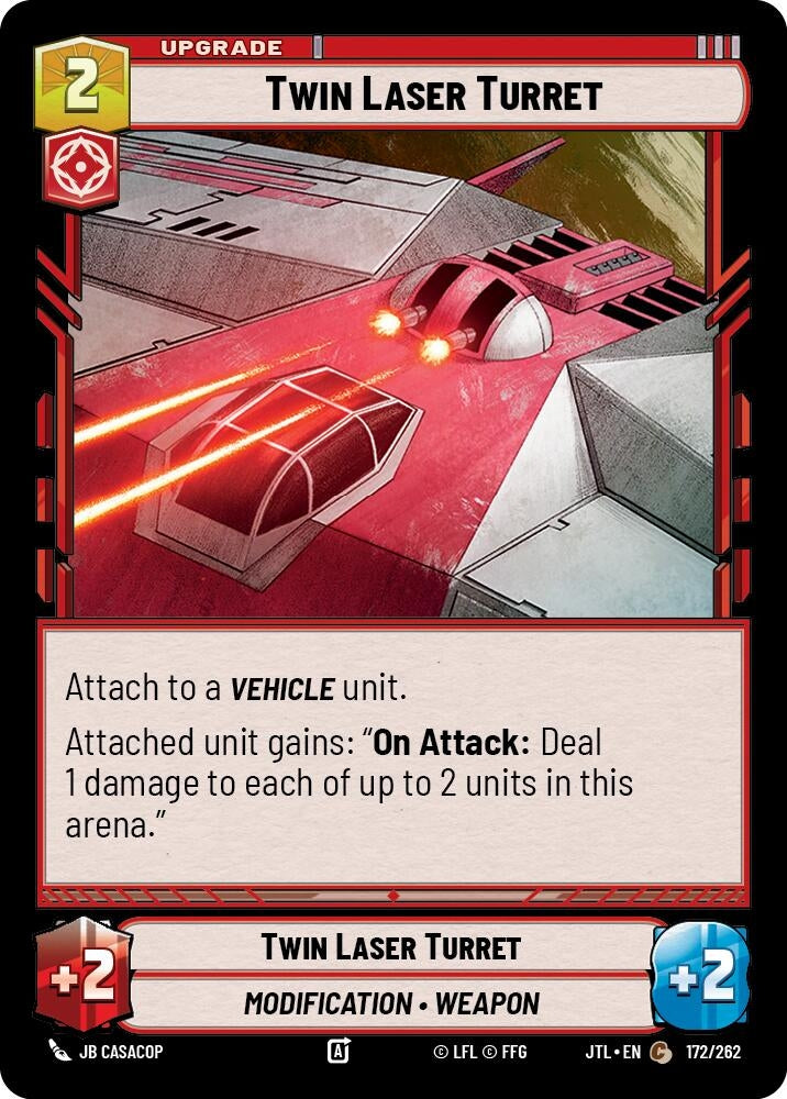 Image for Twin Laser Turret (Jump to Lightspeed) (172/262) - Star Wars: Unlimited