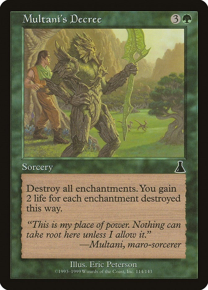 Image for Multani's Decree (Urza's Destiny) (114) - Magic: The Gathering