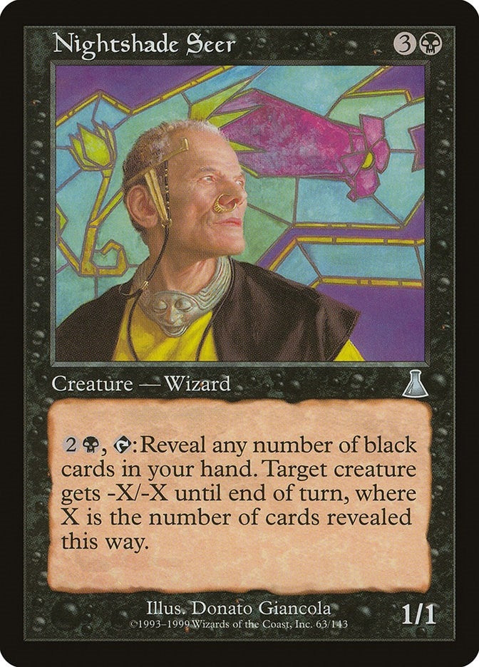 Image for Nightshade Seer (Urza's Destiny) (63) - Magic: The Gathering