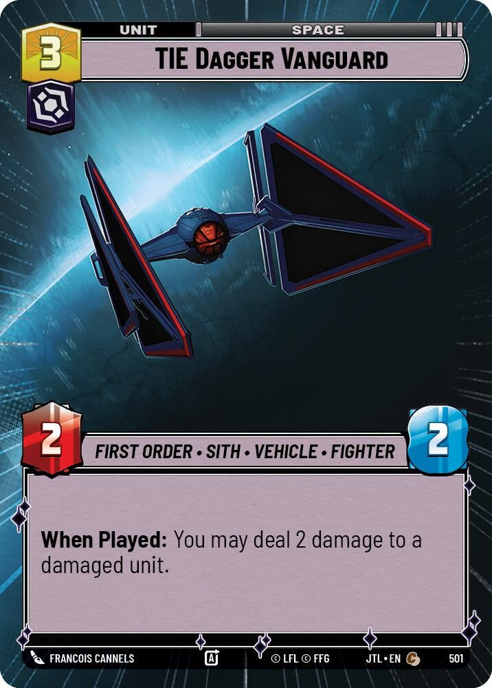 Image for TIE Dagger Vanguard (Hyperspace) (Jump to Lightspeed) (501) - Star Wars: Unlimited