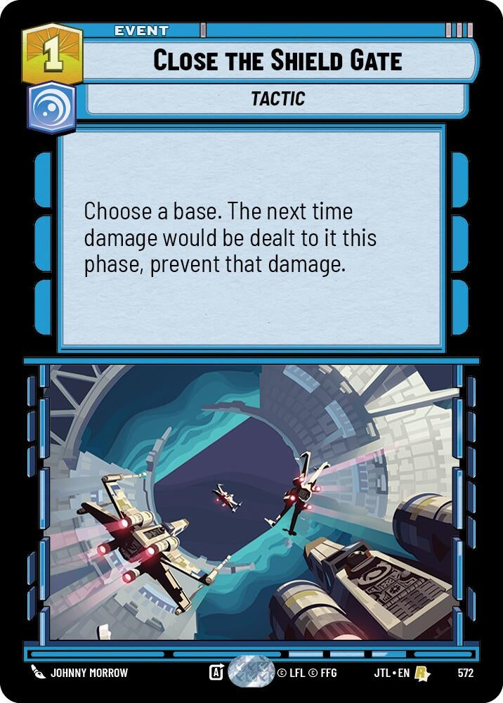 Image for Close the Shield Gate (Foil) (Jump to Lightspeed) (572) - Star Wars: Unlimited