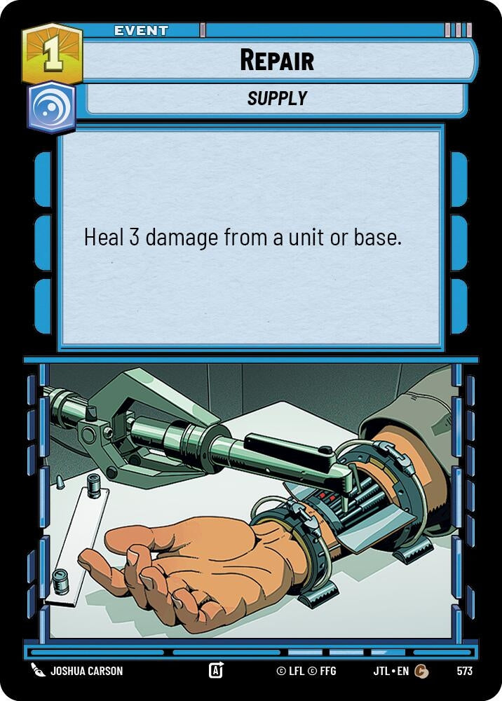 Image for Repair (Foil) (Jump to Lightspeed) (573) - Star Wars: Unlimited