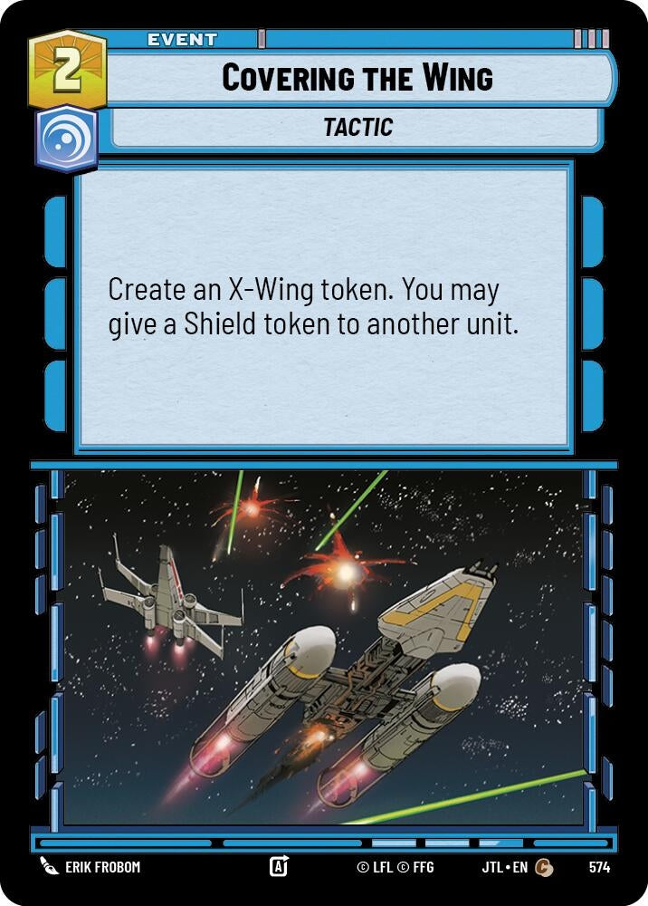 Image for Covering the Wing (Foil) (Jump to Lightspeed) (574) - Star Wars: Unlimited