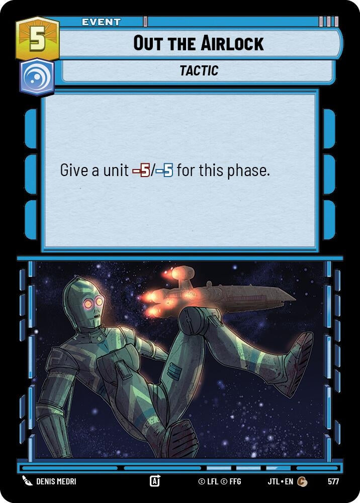 Image for Out the Airlock (Foil) (Jump to Lightspeed) (577) - Star Wars: Unlimited