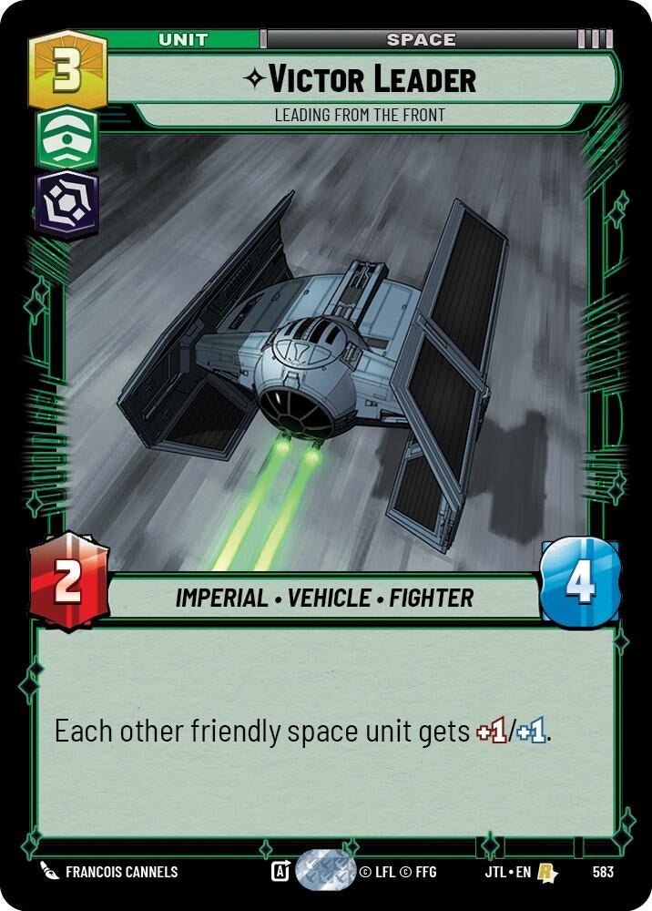 Image for Victor Leader - Leading from the Front (Foil) (Jump to Lightspeed) (583) - Star Wars: Unlimited