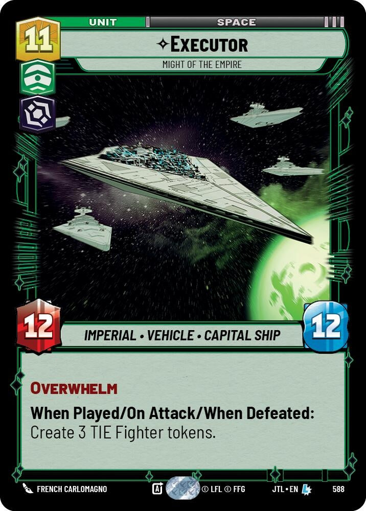 Image for Executor - Might of the Empire (Foil) (Jump to Lightspeed) (588) - Star Wars: Unlimited