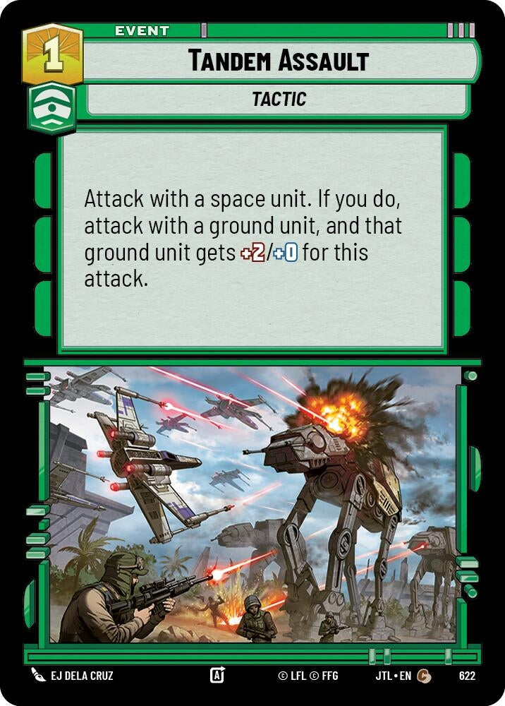 Image for Tandem Assault (Foil) (Jump to Lightspeed) (622) - Star Wars: Unlimited
