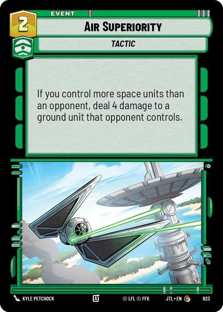 Image for Air Superiority (Foil) (Jump to Lightspeed) (623) - Star Wars: Unlimited