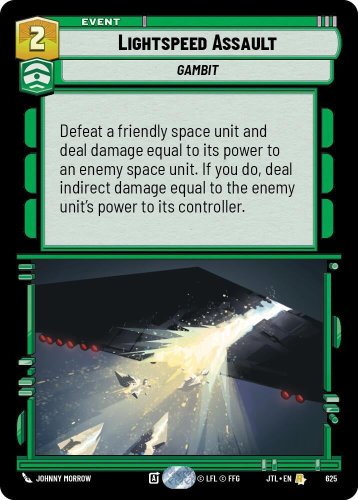 Image for Lightspeed Assault (Foil) (Jump to Lightspeed) (625) - Star Wars: Unlimited