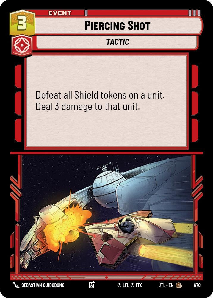 Image for Piercing Shot (Foil) (Jump to Lightspeed) (678) - Star Wars: Unlimited