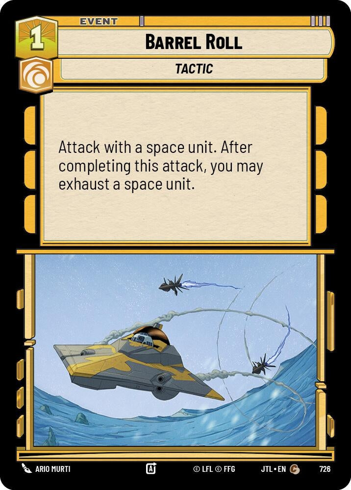 Image for Barrel Roll (Foil) (Jump to Lightspeed) (726) - Star Wars: Unlimited