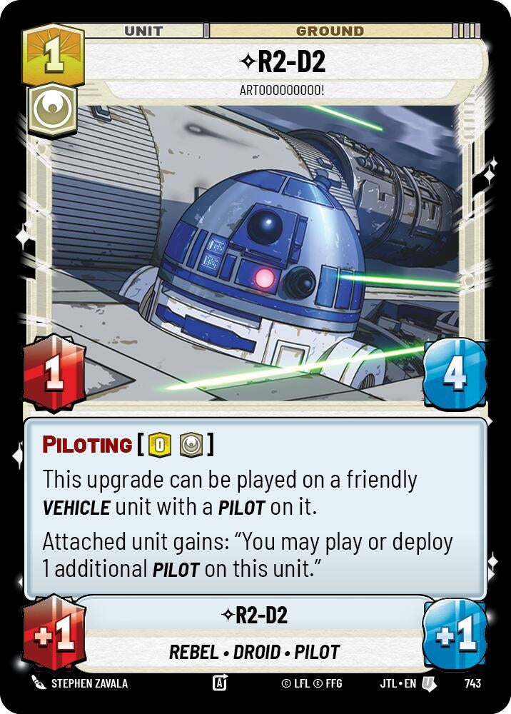 Image for R2-D2 - Artooooooooo! (Foil) (Jump to Lightspeed) (743) - Star Wars: Unlimited