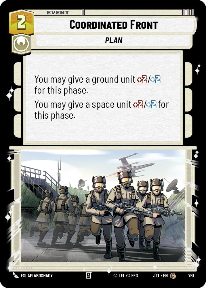 Image for Coordinated Front (Foil) (Jump to Lightspeed) (751) - Star Wars: Unlimited