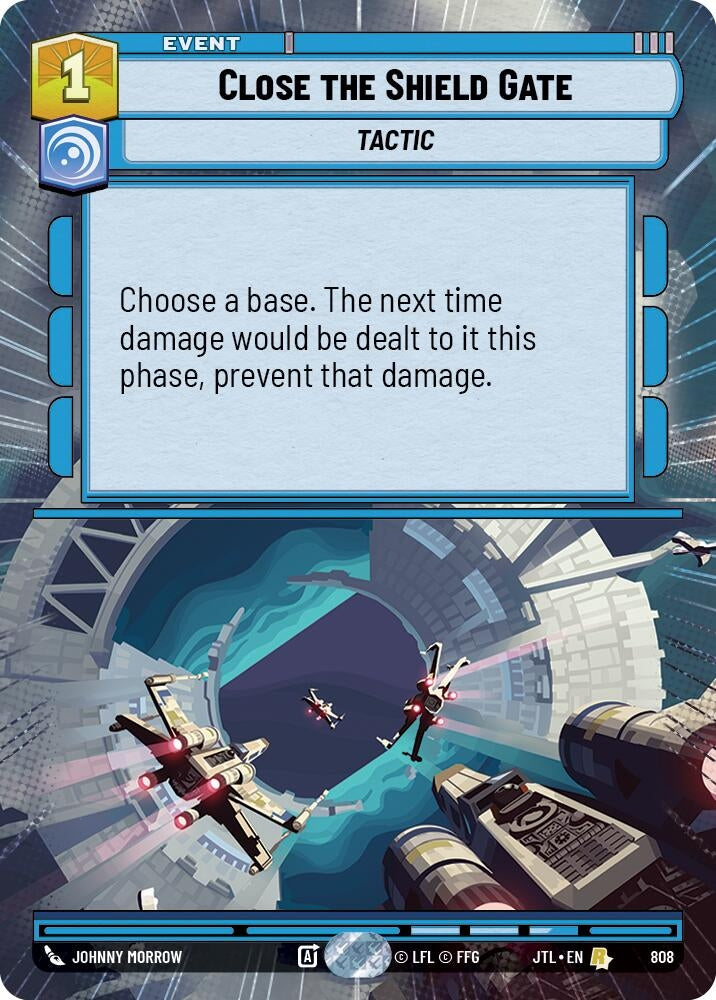 Image for Close the Shield Gate (Hyperspace Foil) (Jump to Lightspeed) (808) - Star Wars: Unlimited