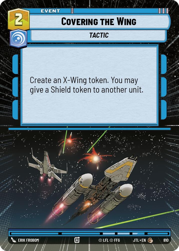 Image for Covering the Wing (Hyperspace Foil) (Jump to Lightspeed) (810) - Star Wars: Unlimited