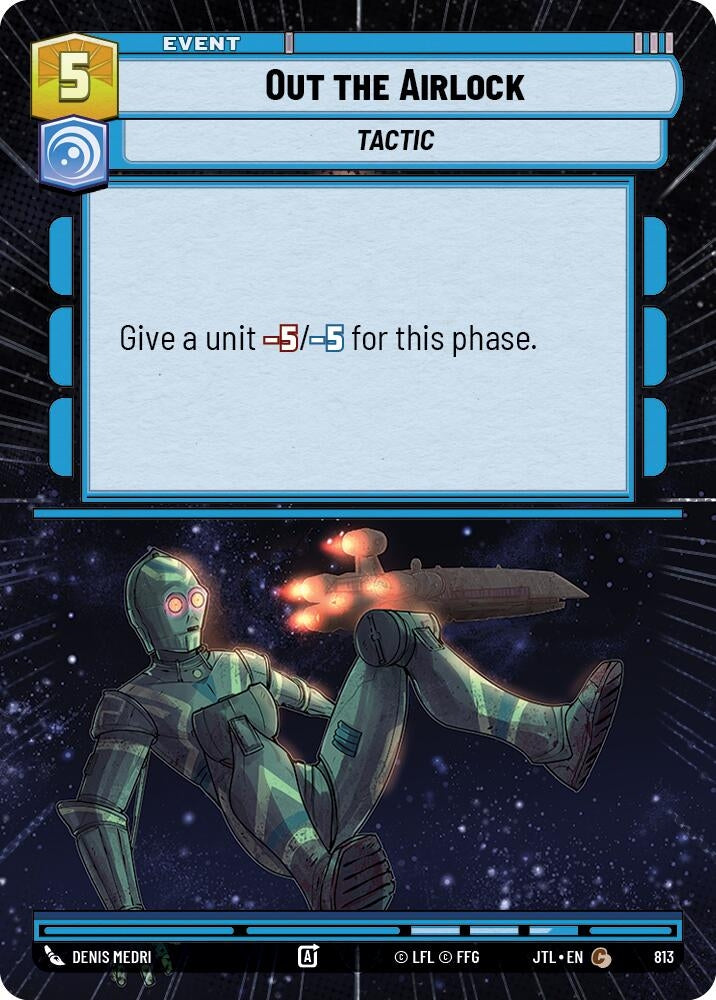 Image for Out the Airlock (Hyperspace Foil) (Jump to Lightspeed) (813) - Star Wars: Unlimited