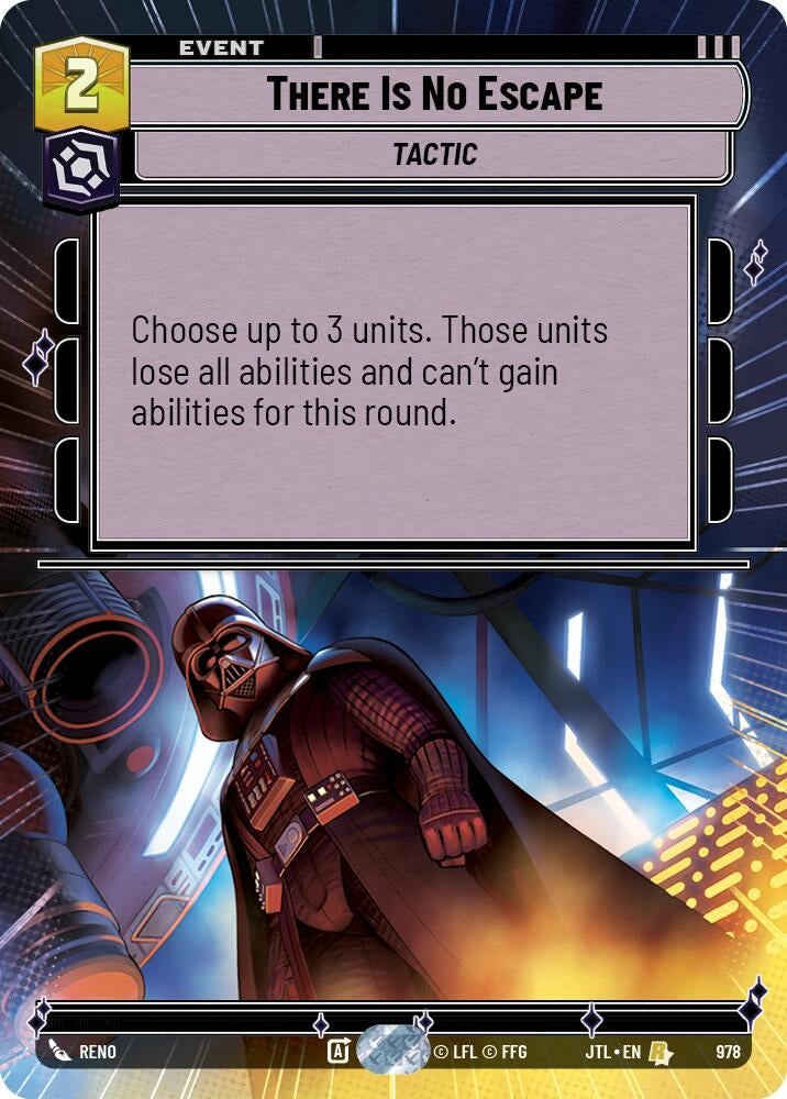 Image for There Is No Escape (Hyperspace Foil) (Jump to Lightspeed) (978) - Star Wars: Unlimited