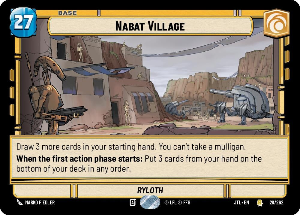 Image for Nabat Village (Jump to Lightspeed) (028/262) - Star Wars: Unlimited