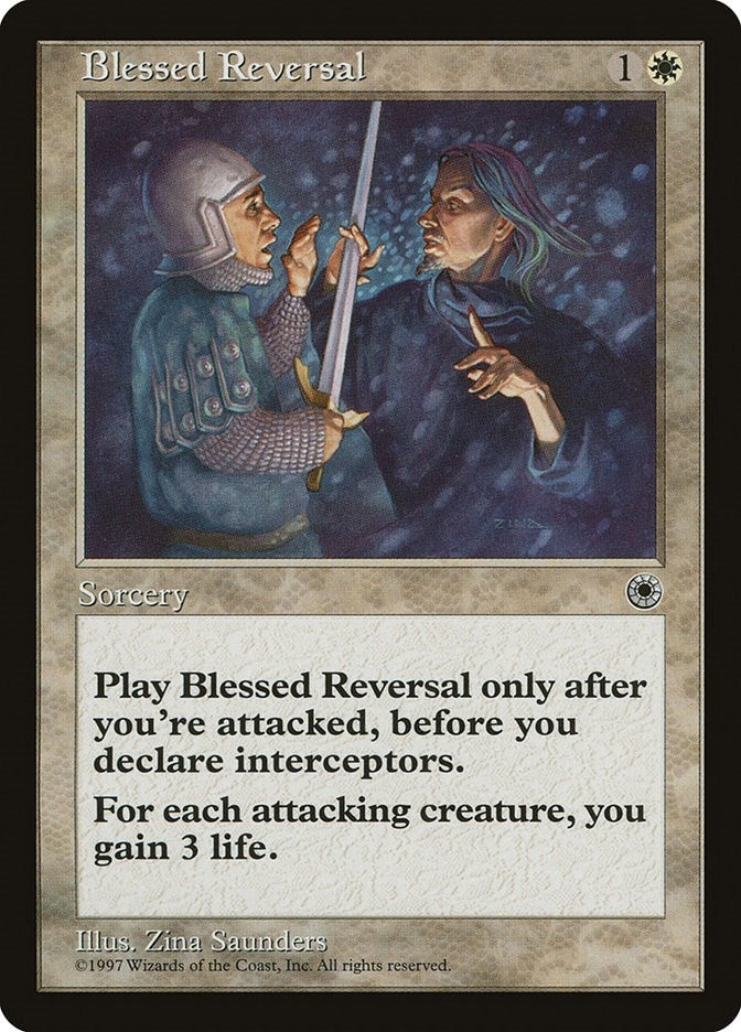 Image for Blessed Reversal (Portal) - Magic: The Gathering