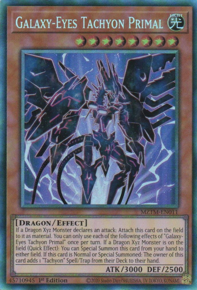 Image for Galaxy-Eyes Tachyon Primal (CR) (Maze of the Master) (MZTM-EN011) - YuGiOh
