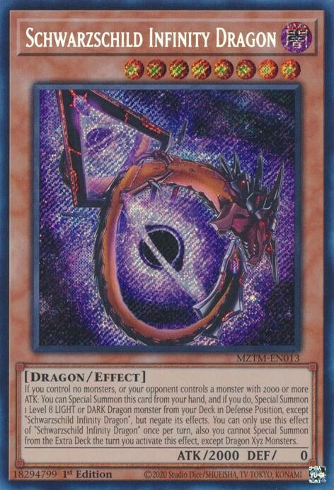 Image for Schwarzschild Infinity Dragon (Maze of the Master) (MZTM-EN013) - YuGiOh