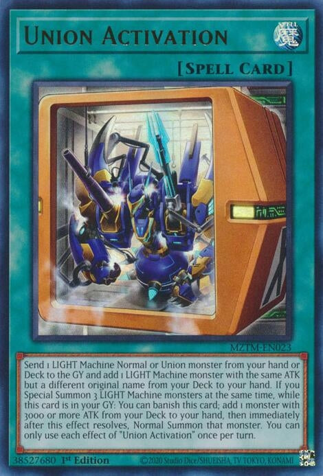 Image for Union Activation (Maze of the Master) (MZTM-EN023) - YuGiOh
