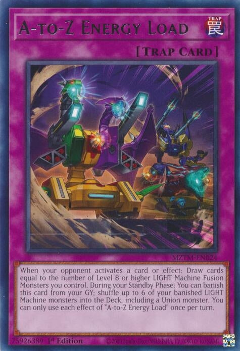 Image for A-to-Z Energy Load (Maze of the Master) (MZTM-EN024) - YuGiOh