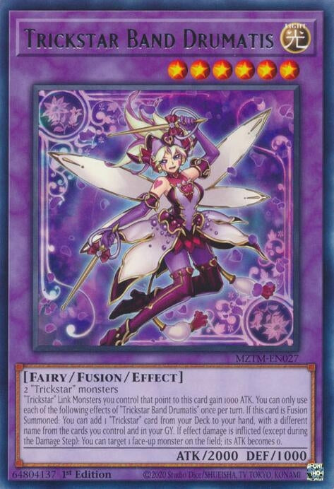 Image for Trickstar Band Drumatis (Maze of the Master) (MZTM-EN027) - YuGiOh