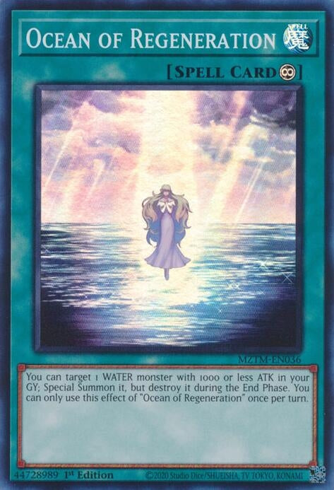 Image for Ocean of Regeneration (Maze of the Master) (MZTM-EN036) - YuGiOh