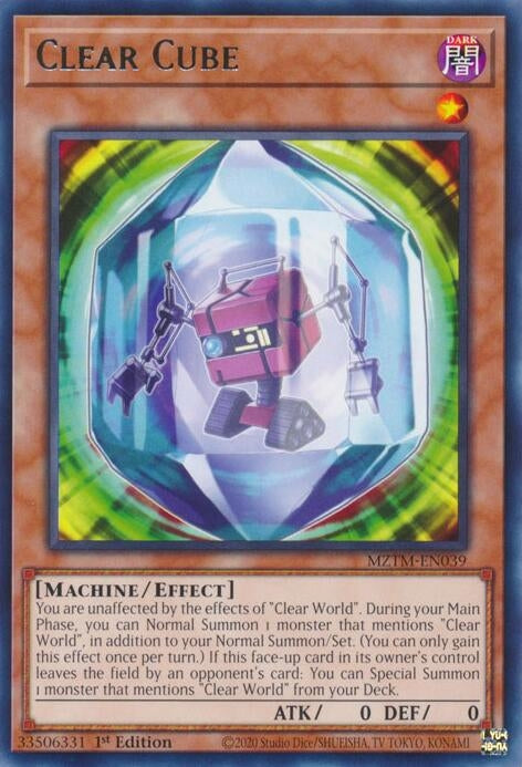 Image for Clear Cube (Maze of the Master) (MZTM-EN039) - YuGiOh
