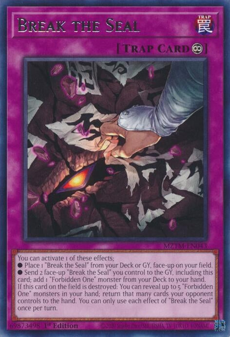 Image for Break the Seal (Maze of the Master) (MZTM-EN043) - YuGiOh