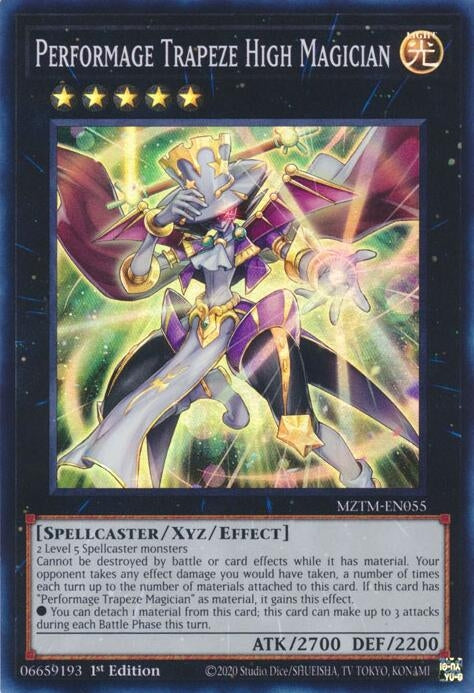 Image for Performage Trapeze High Magician (Maze of the Master) (MZTM-EN055) - YuGiOh