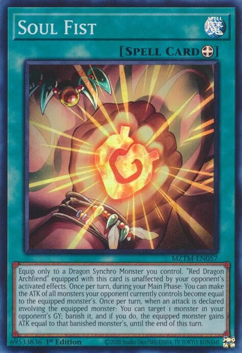 Image for Soul Fist (Maze of the Master) (MZTM-EN057) - YuGiOh