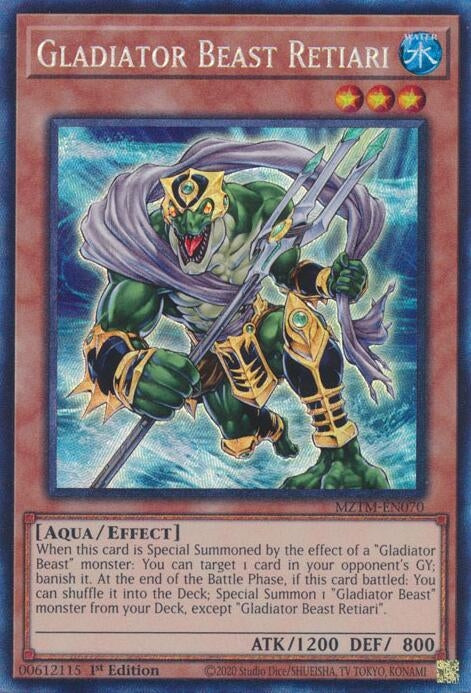 Image for Gladiator Beast Retiari (CR) (Maze of the Master) (MZTM-EN070) - YuGiOh