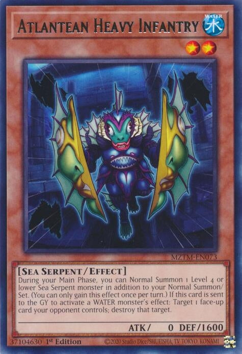 Image for Atlantean Heavy Infantry (Maze of the Master) (MZTM-EN073) - YuGiOh
