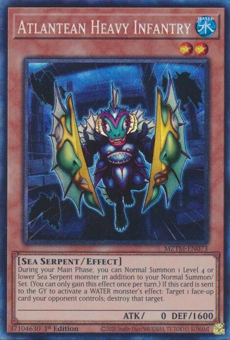 Image for Atlantean Heavy Infantry (CR) (Maze of the Master) (MZTM-EN073) - YuGiOh