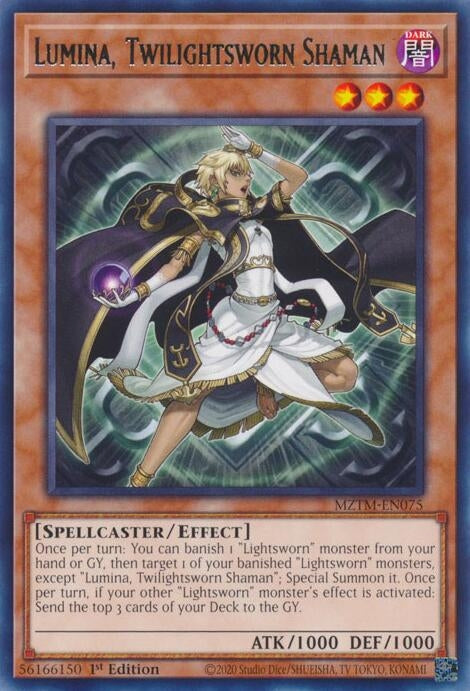 Image for Lumina, Twilightsworn Shaman (Maze of the Master) (MZTM-EN075) - YuGiOh