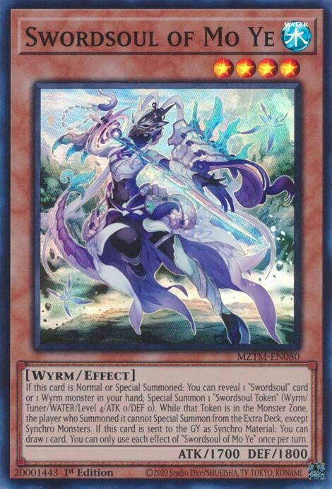 Image for Swordsoul of Mo Ye (Maze of the Master) (MZTM-EN080) - YuGiOh