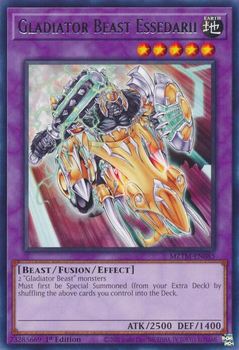 Image for Gladiator Beast Essedarii (Maze of the Master) (MZTM-EN085) - YuGiOh
